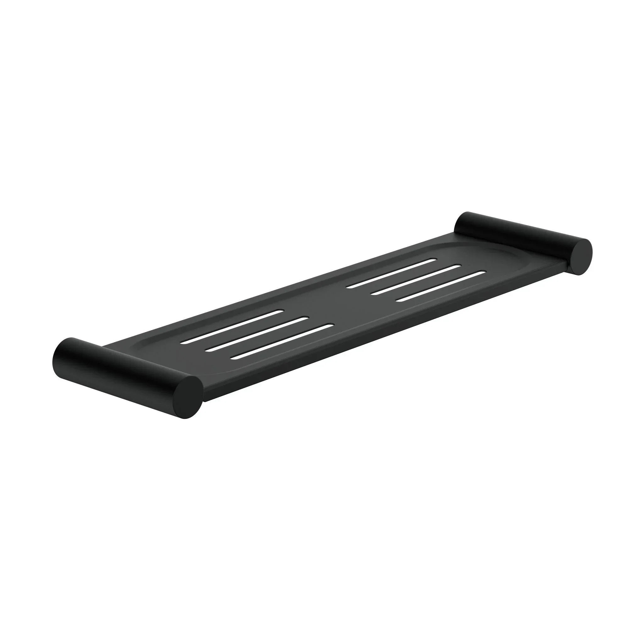 NERO NEW MECCA METAL SHOWER SHELF MATTE BLACK - Ideal Bathroom CentreNR2387aMB