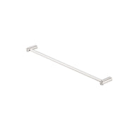 NERO NEW MECCA SINGLE TOWEL RAIL 600MM BRUSHED NICKEL - Ideal Bathroom CentreNR2324BN