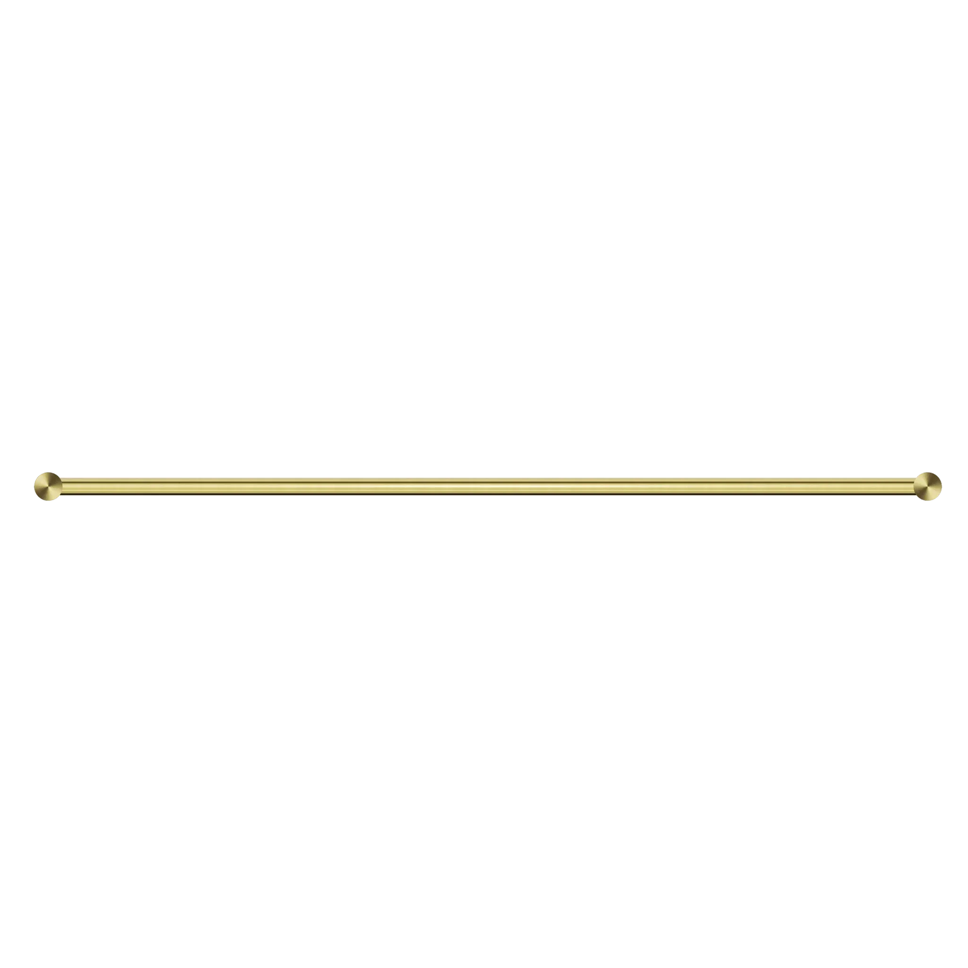 NERO NEW MECCA SINGLE TOWEL RAIL 800MM BRUSHED GOLD - Ideal Bathroom CentreNR2330BG