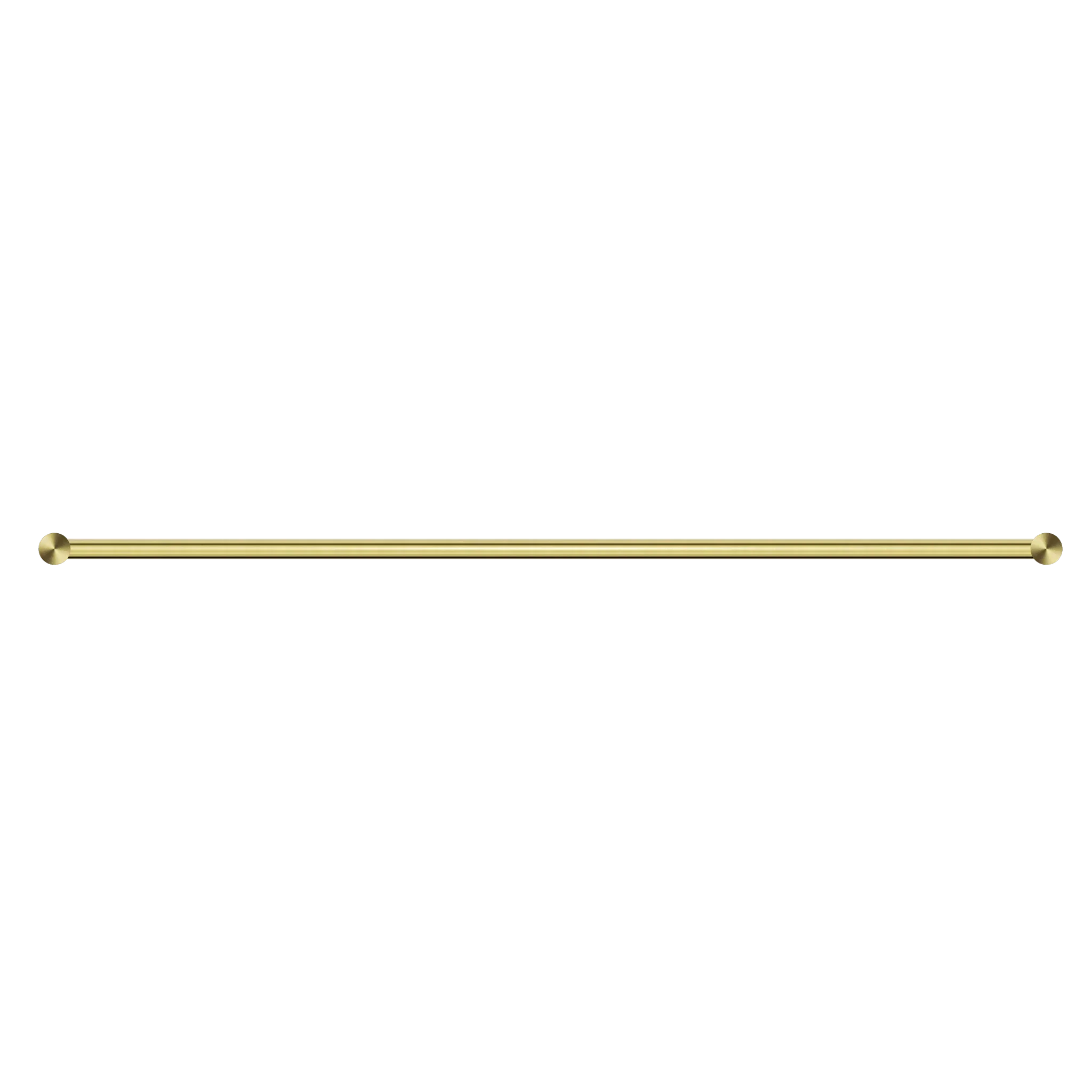 NERO NEW MECCA SINGLE TOWEL RAIL 800MM BRUSHED GOLD - Ideal Bathroom CentreNR2330BG