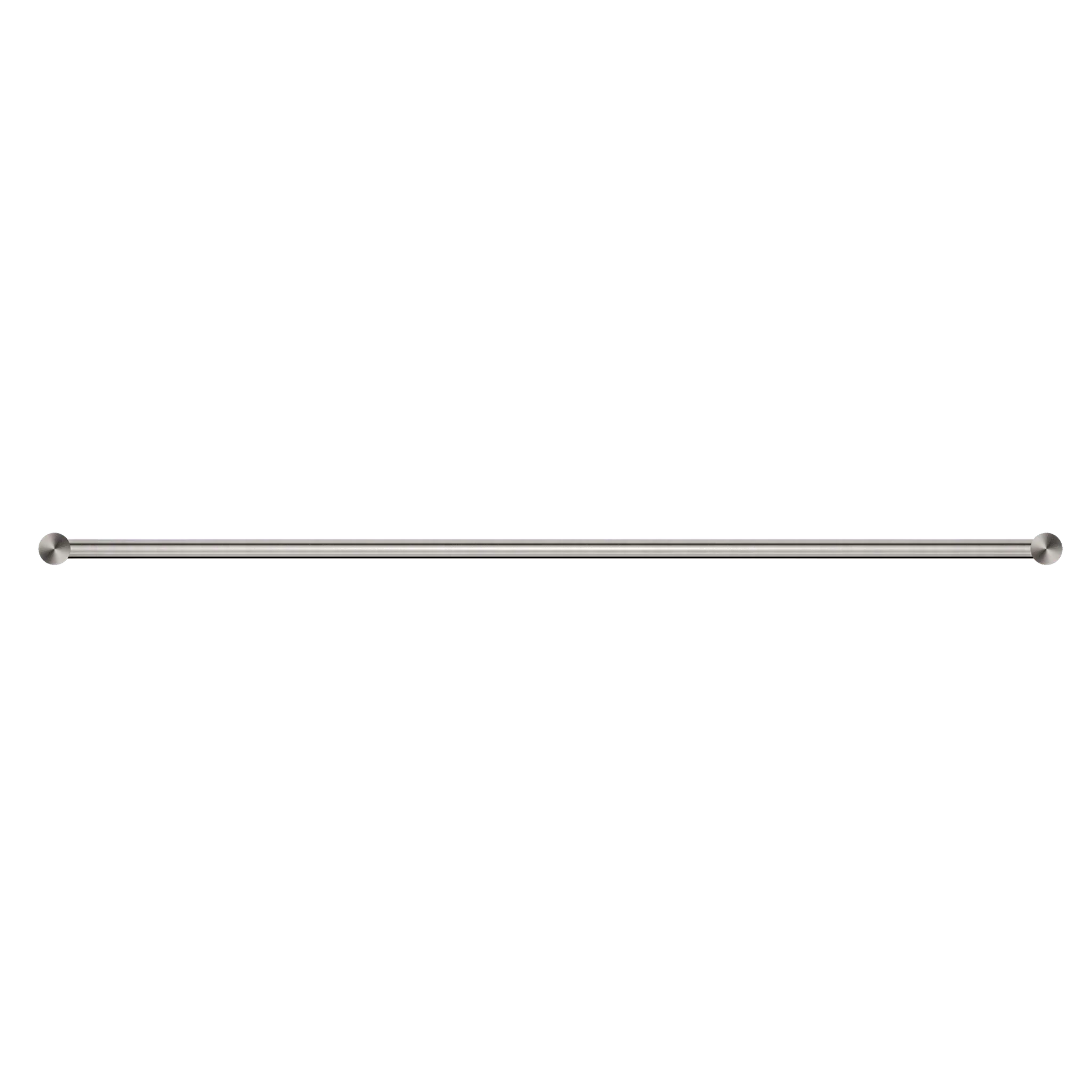 NERO NEW MECCA SINGLE TOWEL RAIL 800MM BRUSHED NICKEL - Ideal Bathroom CentreNR2330BN