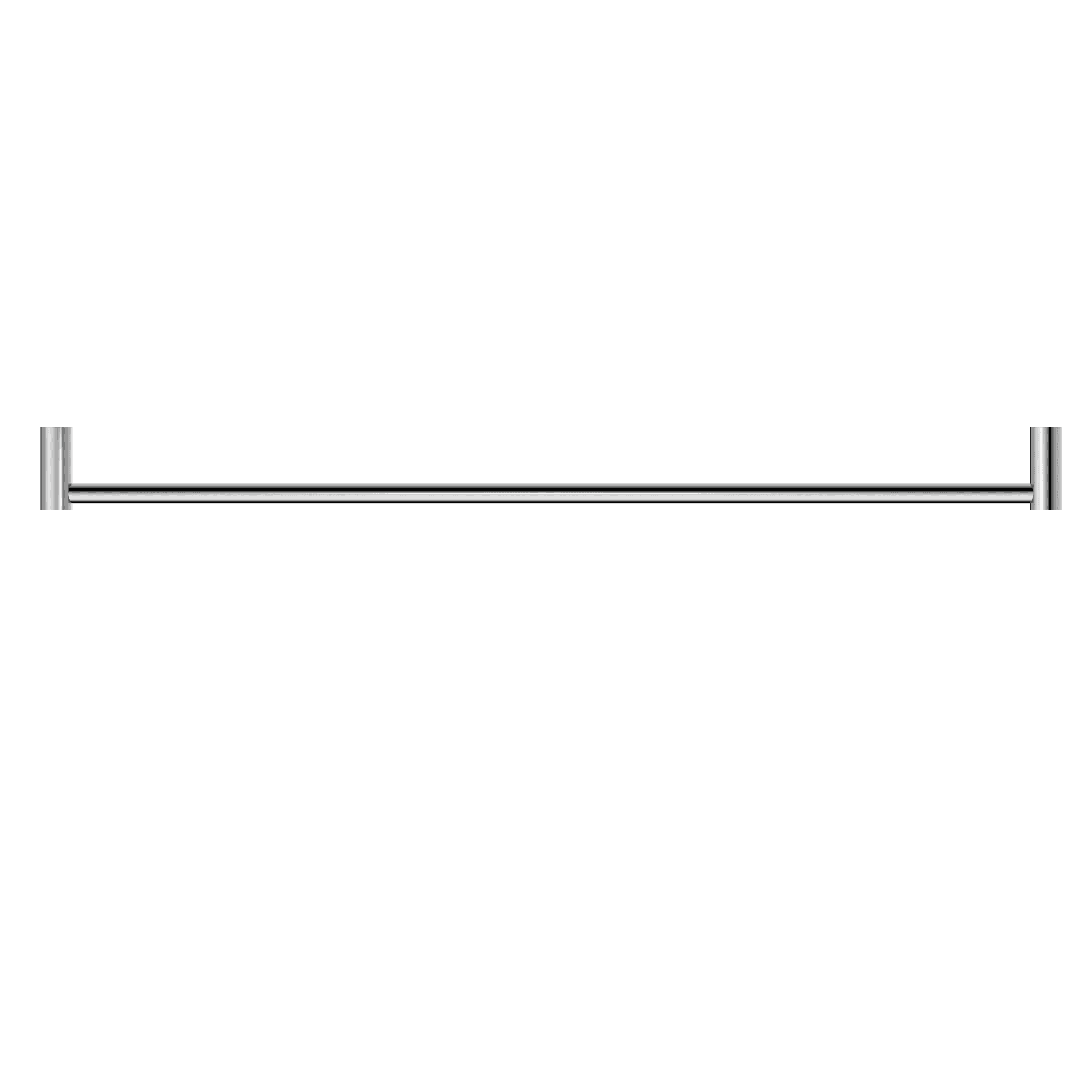 NERO NEW MECCA SINGLE TOWEL RAIL 800MM CHROME - Ideal Bathroom CentreNR2330CH