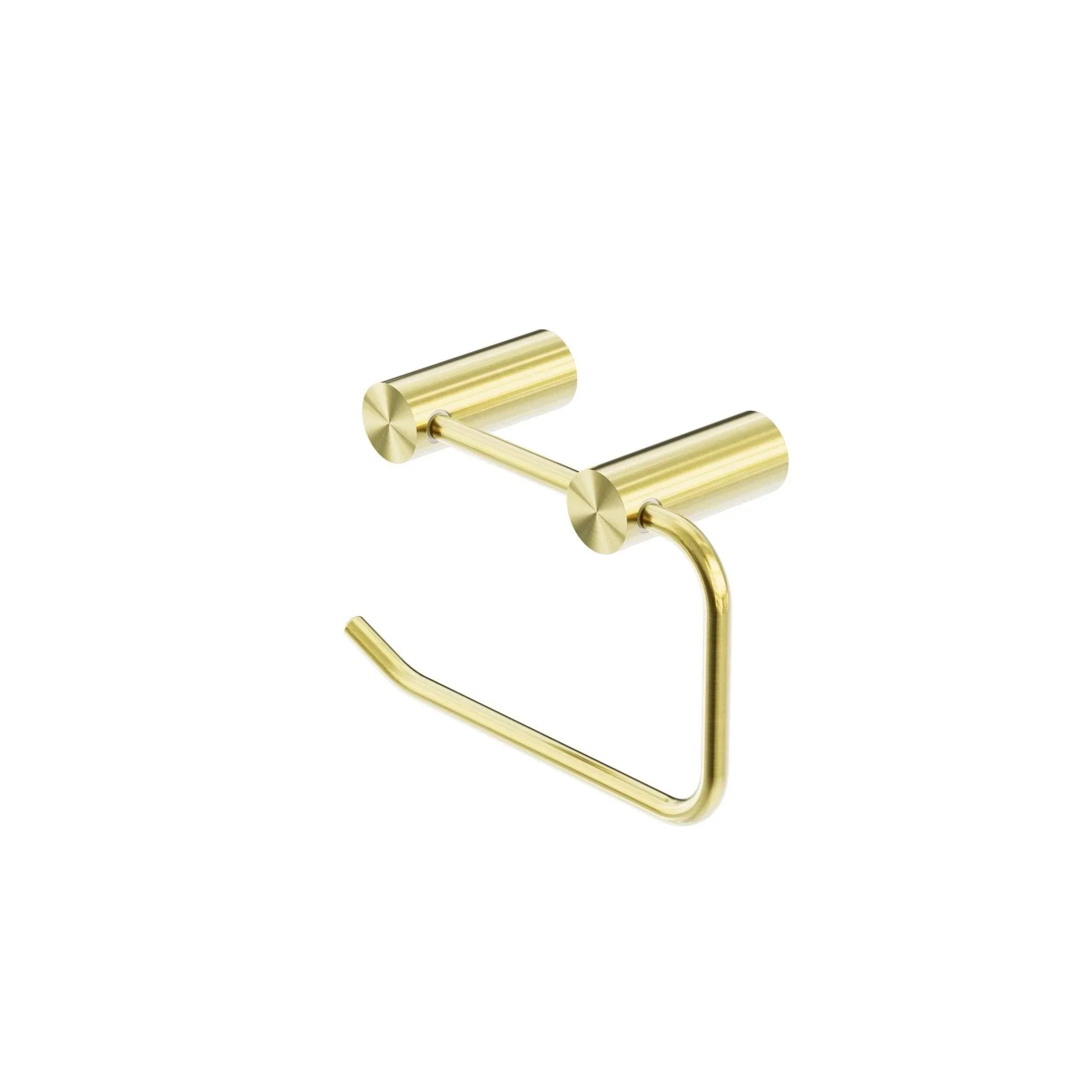 NERO NEW MECCA TOILET ROLL HOLDER BRUSHED GOLD - Ideal Bathroom CentreNR2386BG