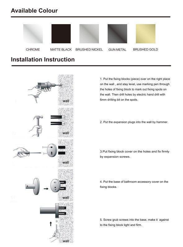 NERO NEW MECCA TOILET ROLL HOLDER GUN METAL - Ideal Bathroom CentreNR2386GM