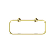 NERO NEW MECCA TOWEL RING BRUSHED GOLD - Ideal Bathroom CentreNR2380aBG