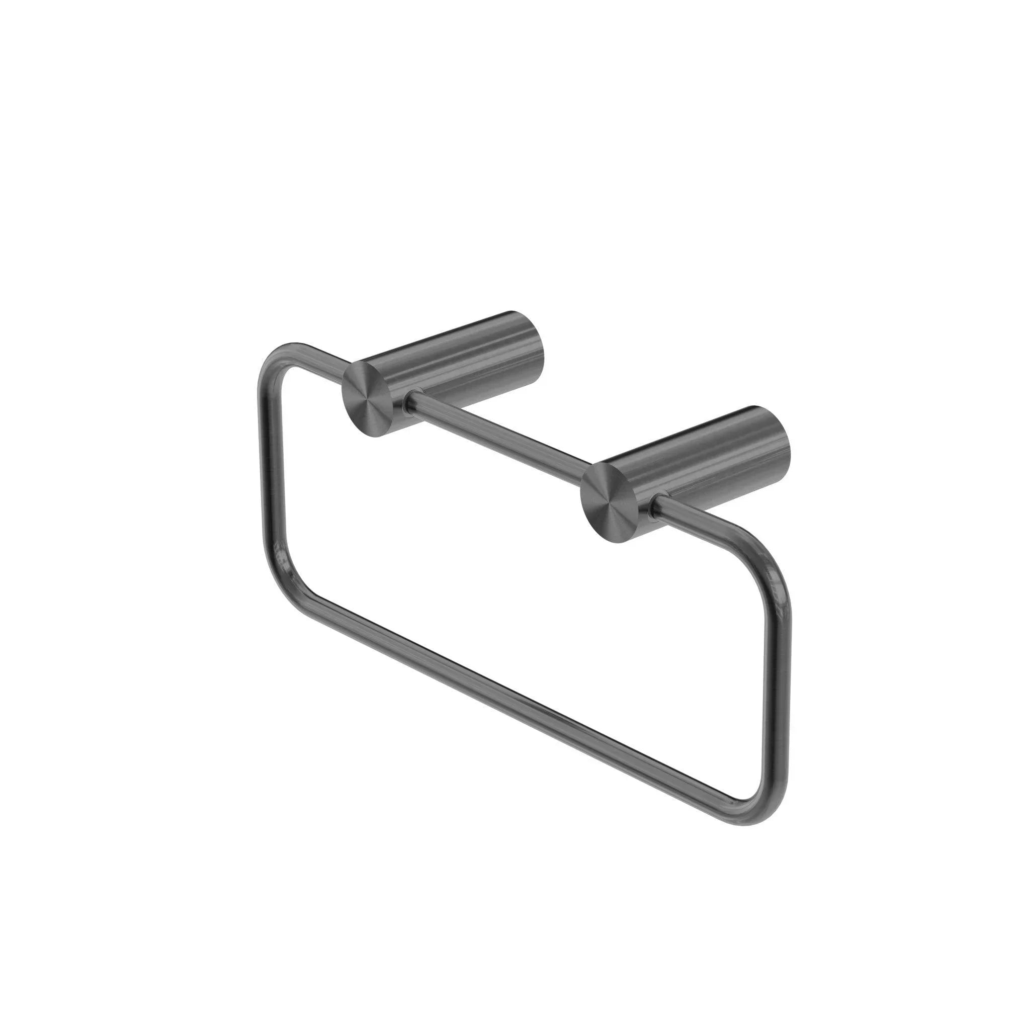 NERO NEW MECCA TOWEL RING GUN METAL - Ideal Bathroom CentreNR2380aGM