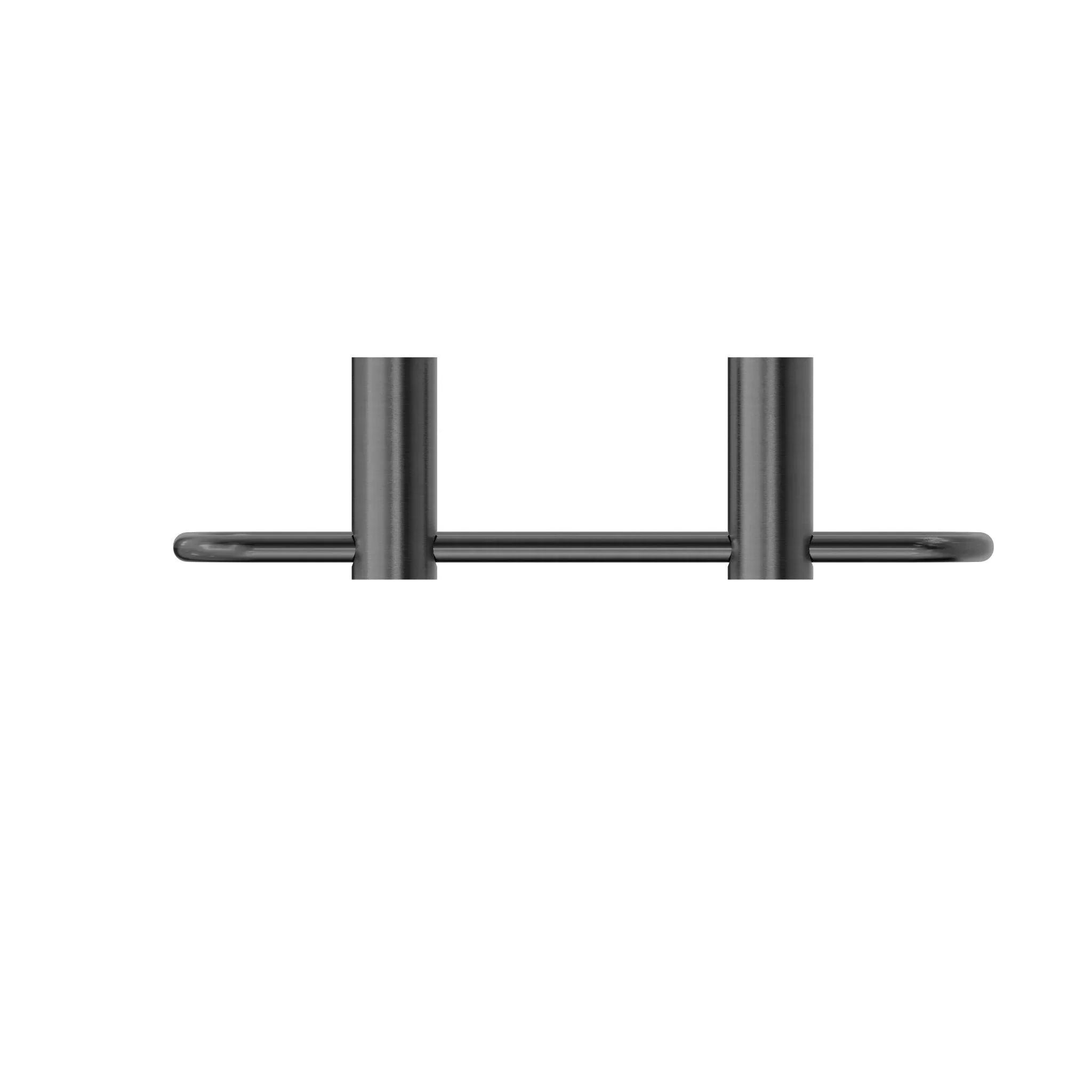 NERO NEW MECCA TOWEL RING GUN METAL - Ideal Bathroom CentreNR2380aGM
