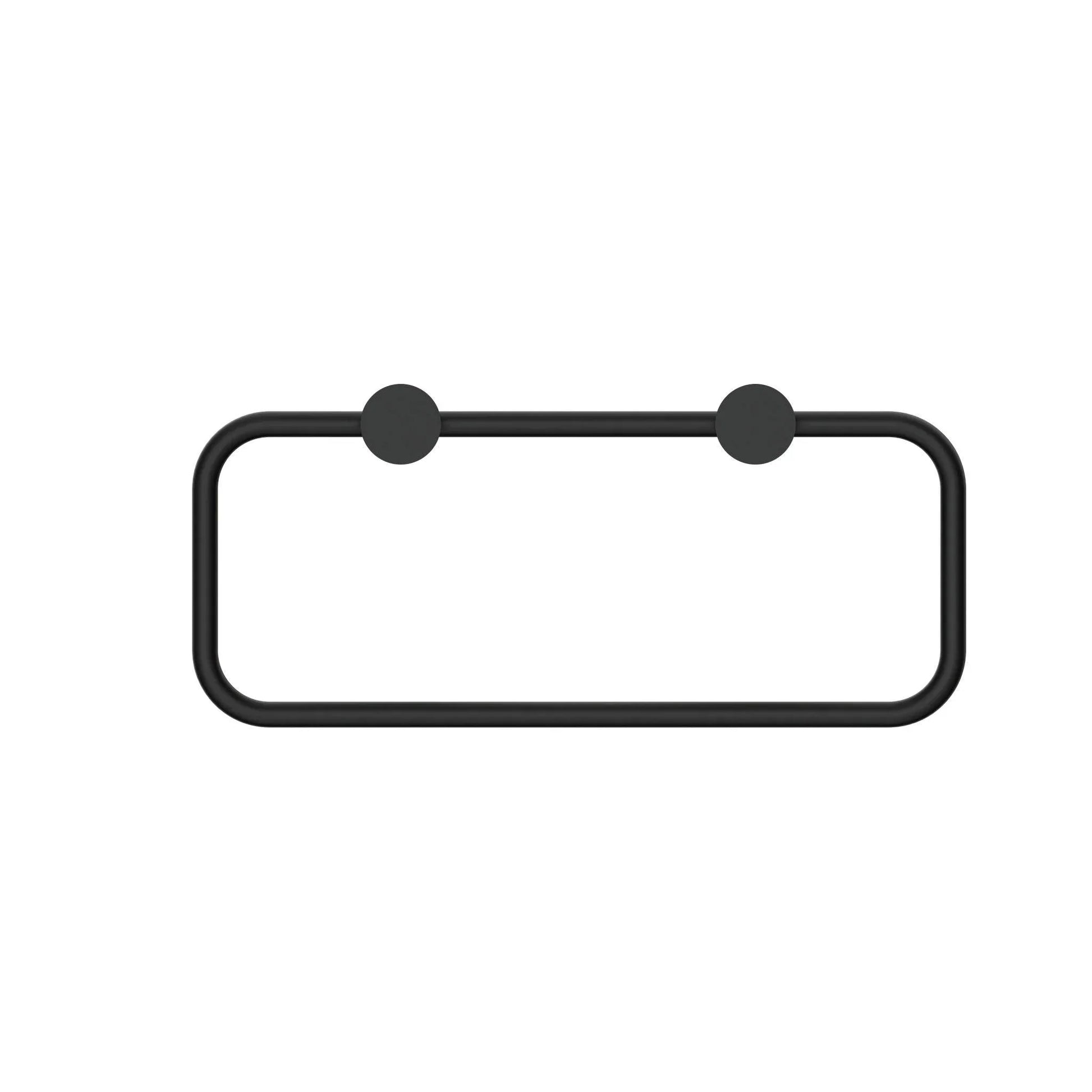 NERO NEW MECCA TOWEL RING MATTE BLACK - Ideal Bathroom CentreNR2380aMB