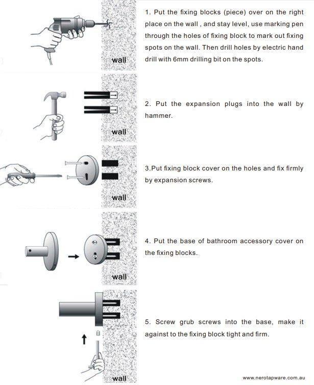 NERO NON-HEATED TOWEL LADDER BRUSHED BRONZE - Ideal Bathroom CentreNR190001BZ