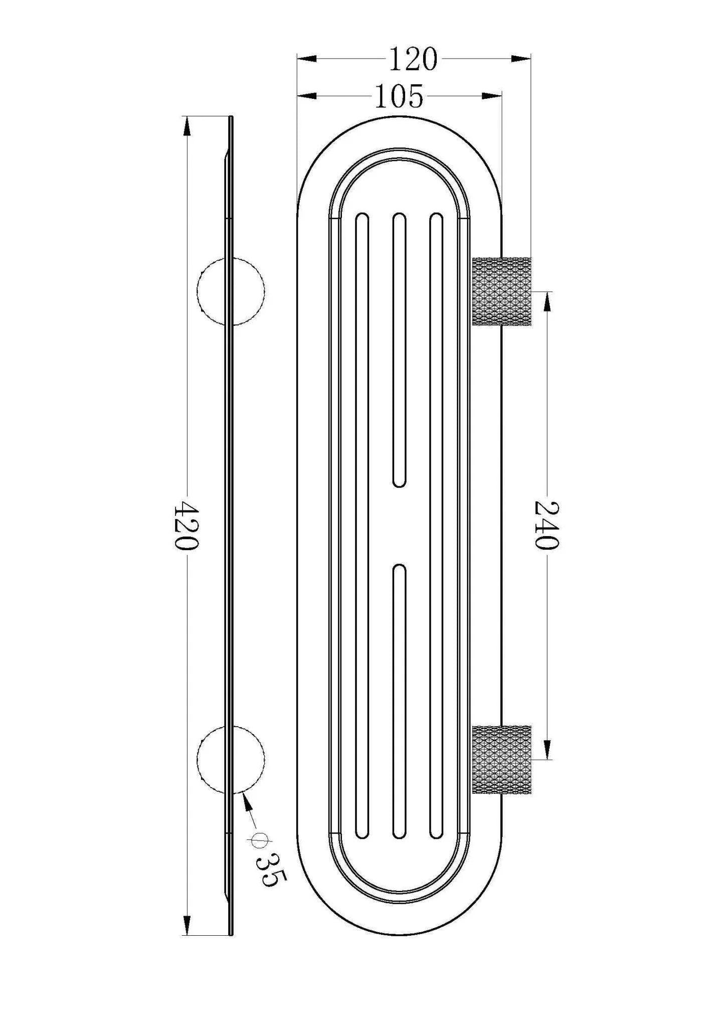 Nero Opal Metal Shower Shelf - Ideal Bathroom CentreNR2587aBZBrushed Bronze