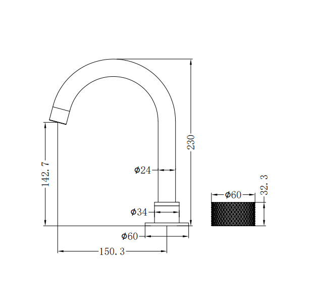 NERO OPAL PROGRESSIVE BASIN SET BRUSHED BRONZE - Ideal Bathroom CentreNR252001BZ