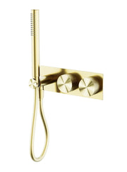 NERO OPAL PROGRESSIVE SHOWER SYSTEM BRUSHED GOLD - Ideal Bathroom CentreNR252003cBG