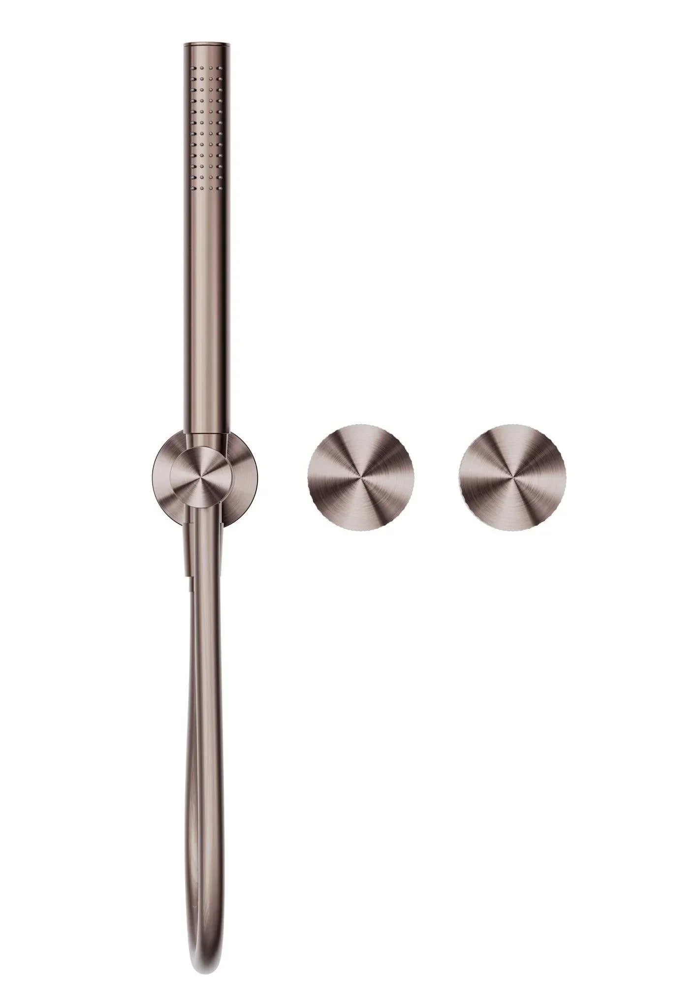 NERO OPAL PROGRESSIVE SHOWER SYSTEM SEPARATE PLATE BRUSHED BRONZE - Ideal Bathroom CentreNR252003dBZ