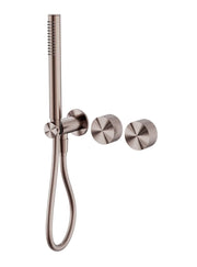 NERO OPAL PROGRESSIVE SHOWER SYSTEM SEPARATE PLATE BRUSHED BRONZE - Ideal Bathroom CentreNR252003dBZ