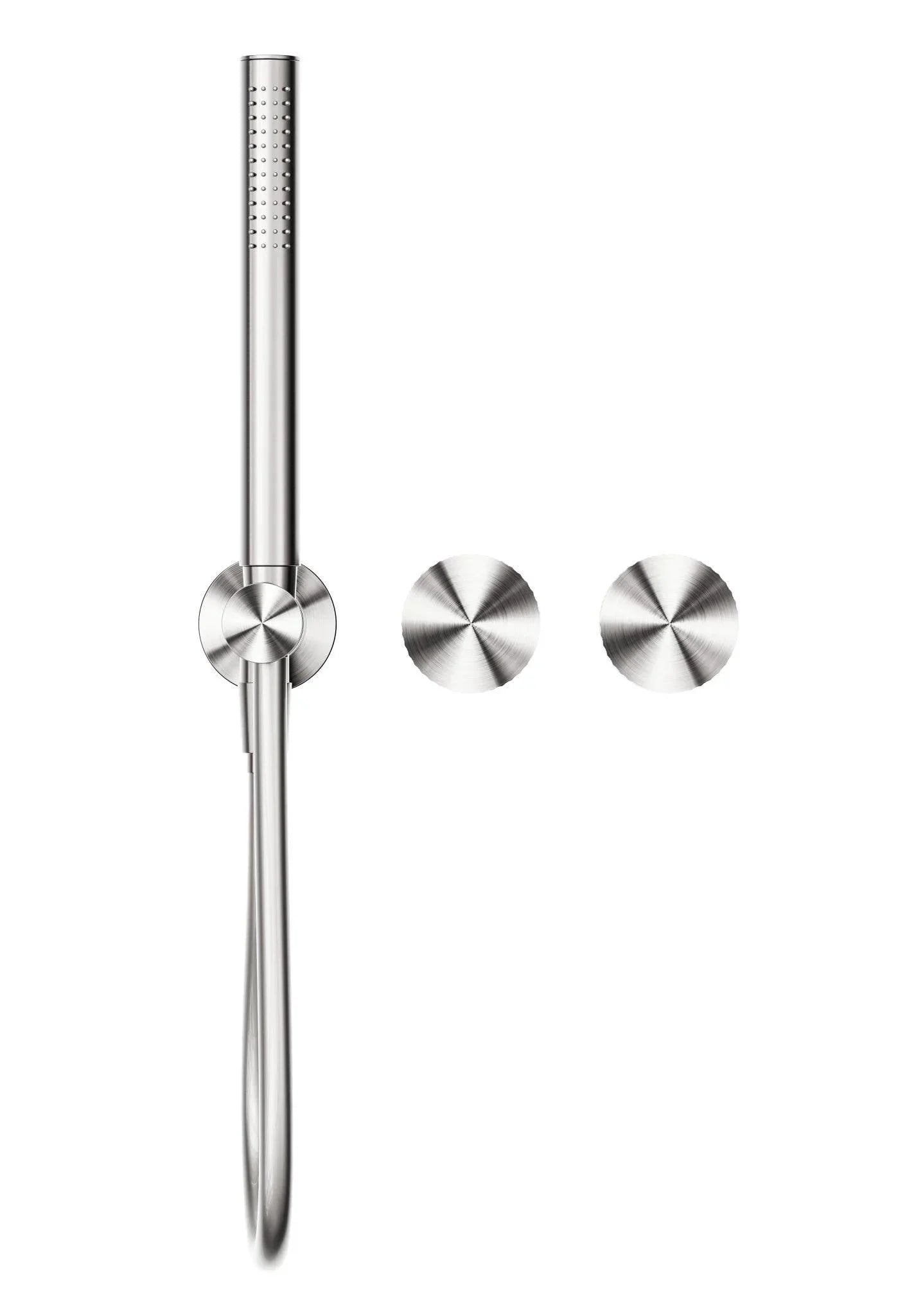 NERO OPAL PROGRESSIVE SHOWER SYSTEM SEPARATE PLATE BRUSHED NICKEL - Ideal Bathroom CentreNR252003dBN