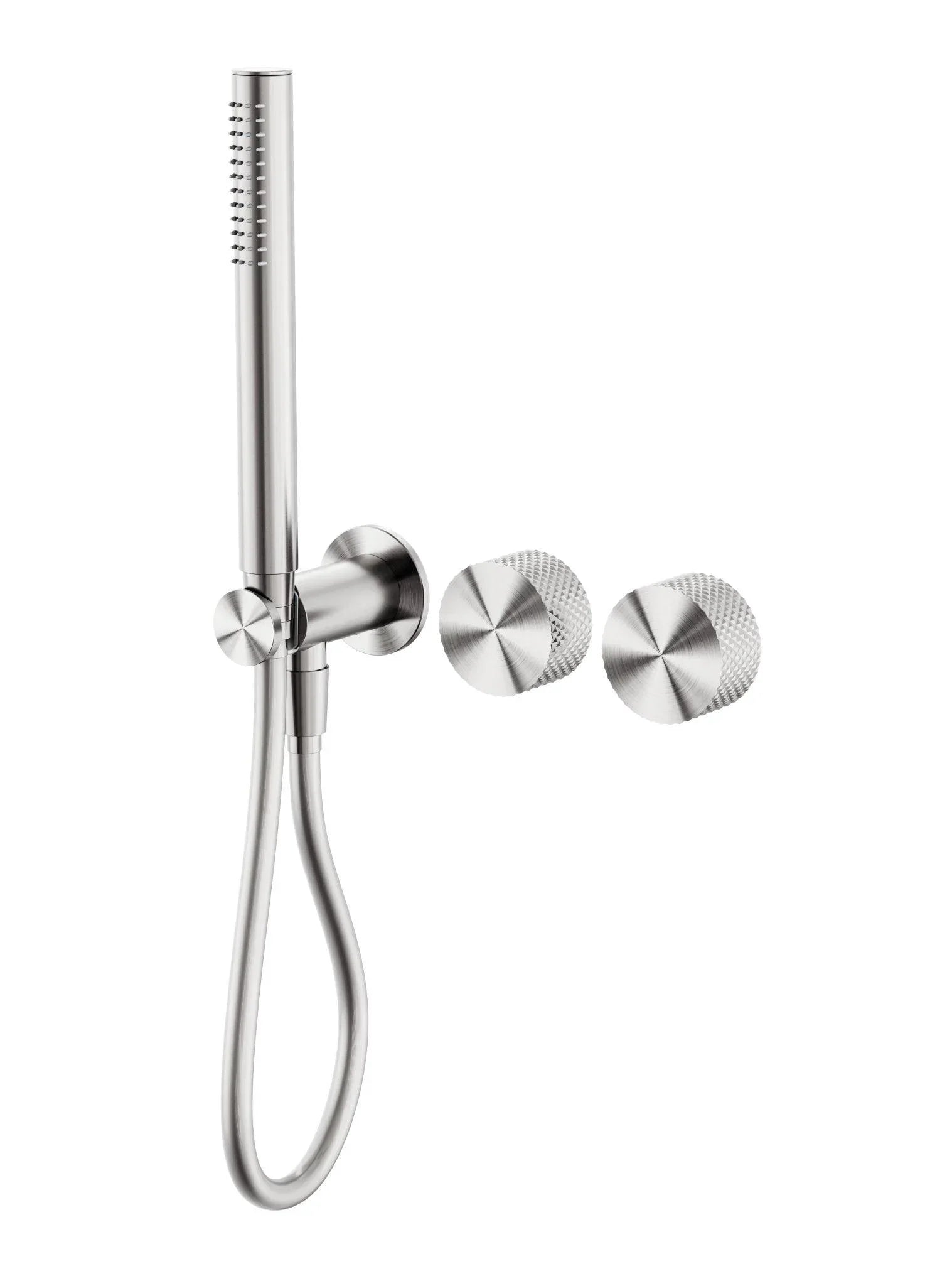 NERO OPAL PROGRESSIVE SHOWER SYSTEM SEPARATE PLATE BRUSHED NICKEL - Ideal Bathroom CentreNR252003dBN