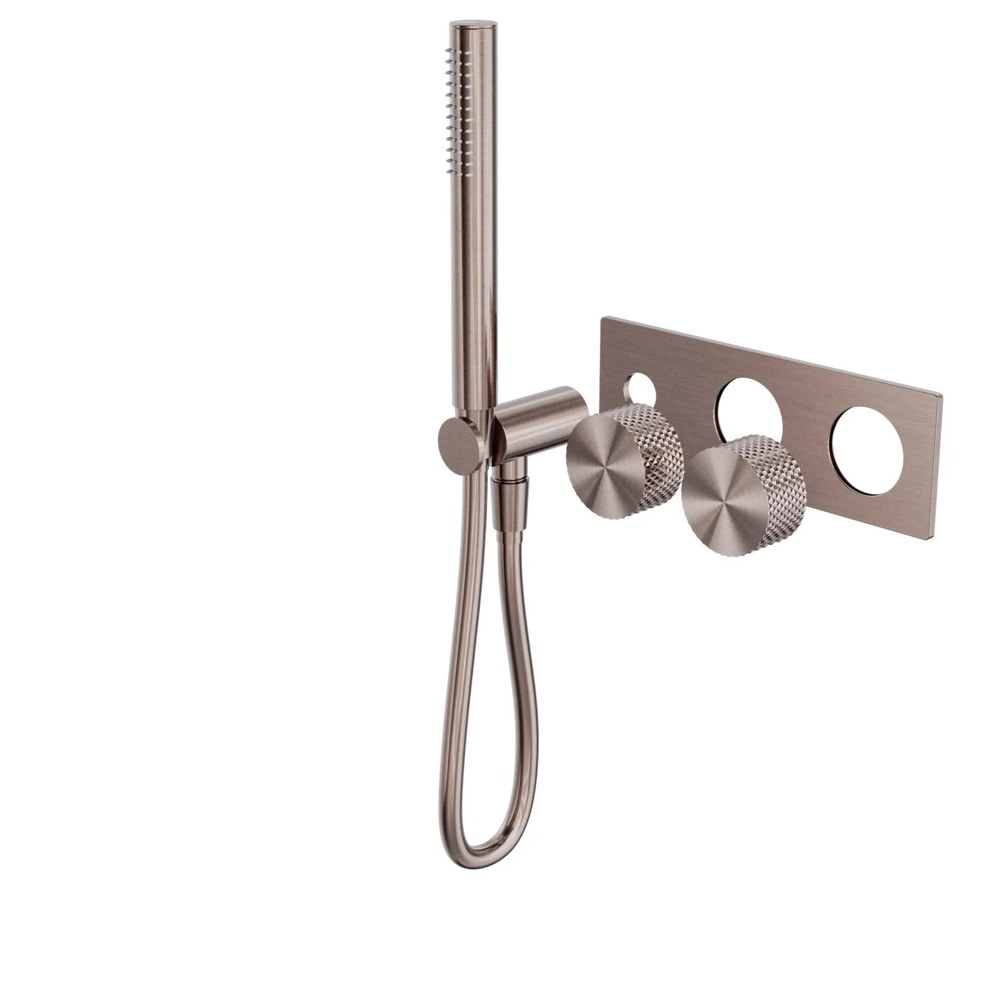 NERO OPAL PROGRESSIVE SHOWER SYSTEM TRIM KITS ONLY BRUSHED BRONZE - Ideal Bathroom CentreNR252003ctBZ