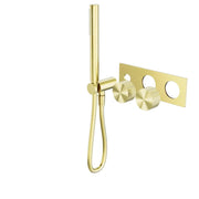 NERO OPAL PROGRESSIVE SHOWER SYSTEM TRIM KITS ONLY BRUSHED GOLD - Ideal Bathroom CentreNR252003ctBG