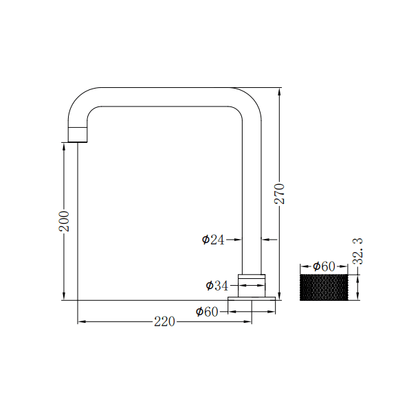 NERO OPAL PROGRESSIVE TALL BASIN SET BRUSHED BRONZE - Ideal Bathroom CentreNR252001aBZ
