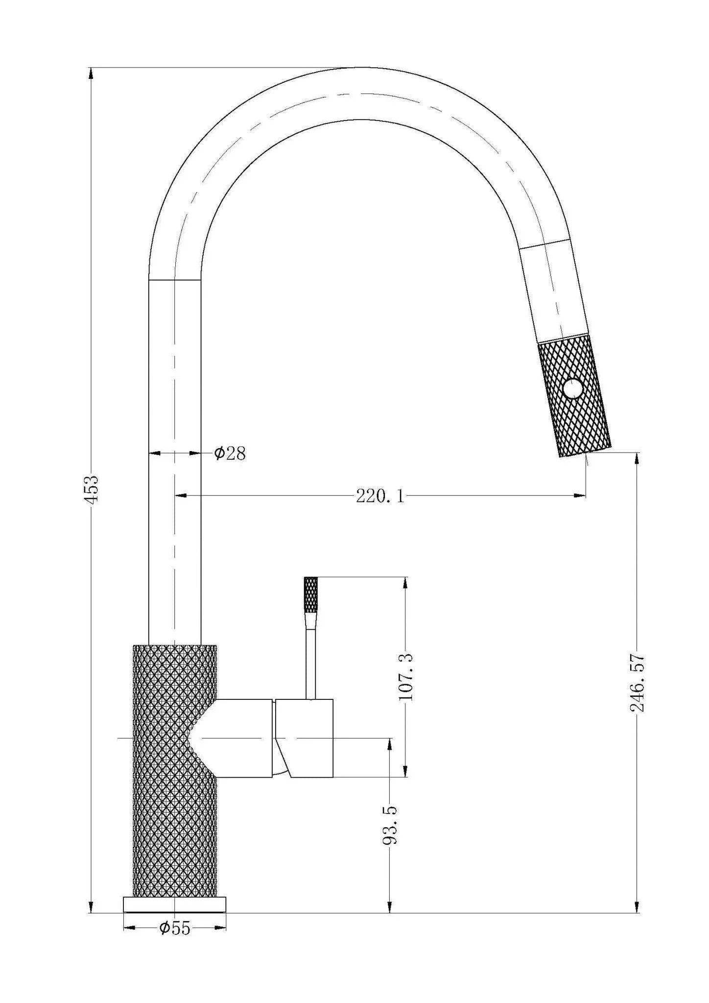 Nero Opal Pull Out Sink Mixer - Ideal Bathroom CentreNR251908BZBrushed Bronze