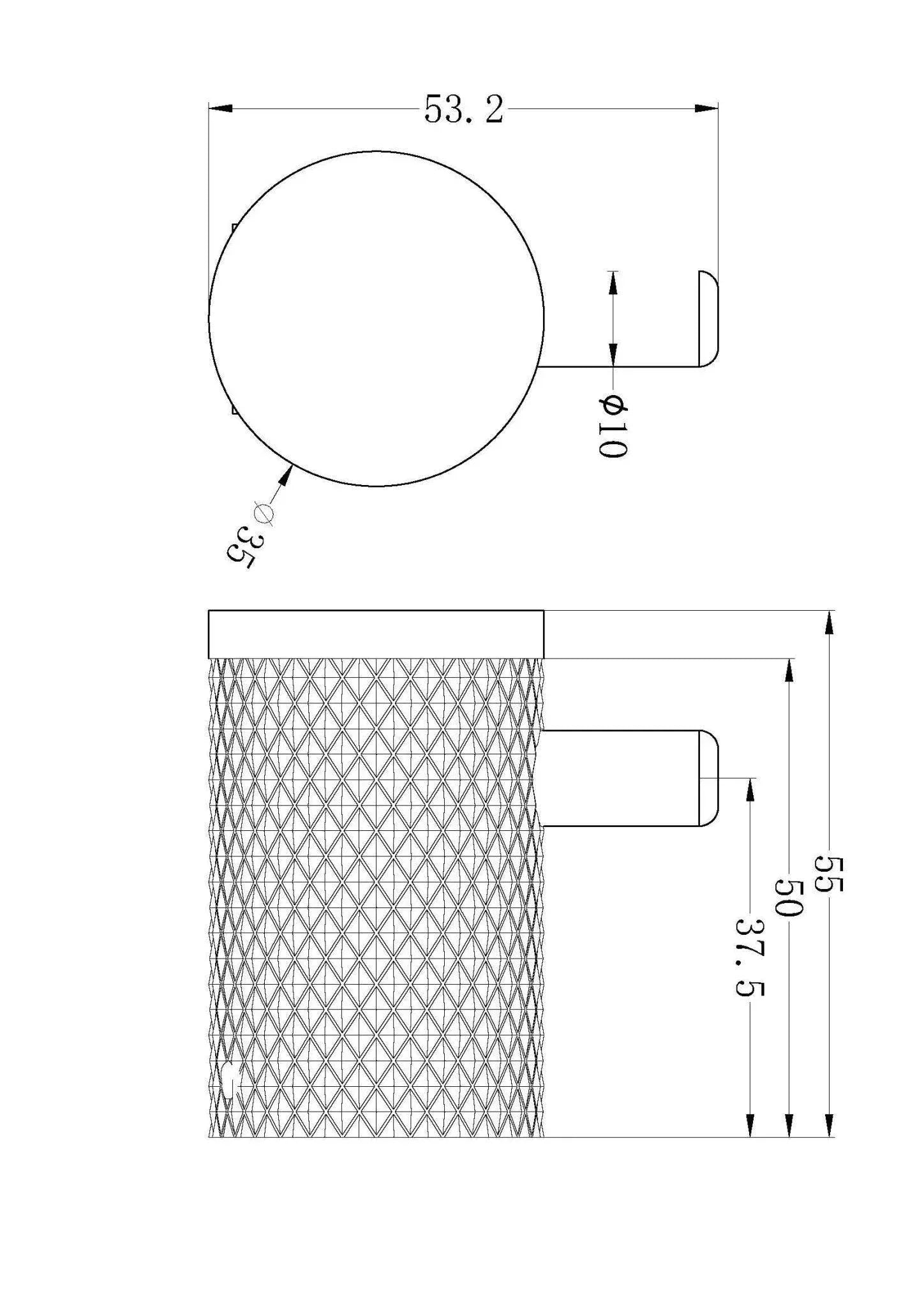 Nero Opal Robe Hook - Ideal Bathroom CentreNR2582BZBrushed Bronze