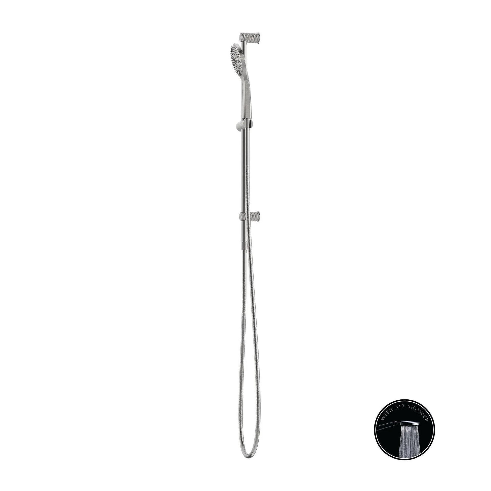 Nero Opal Shower On Rail with Air Shower - Ideal Bathroom CentreNR251905aBNBrushed Nickel
