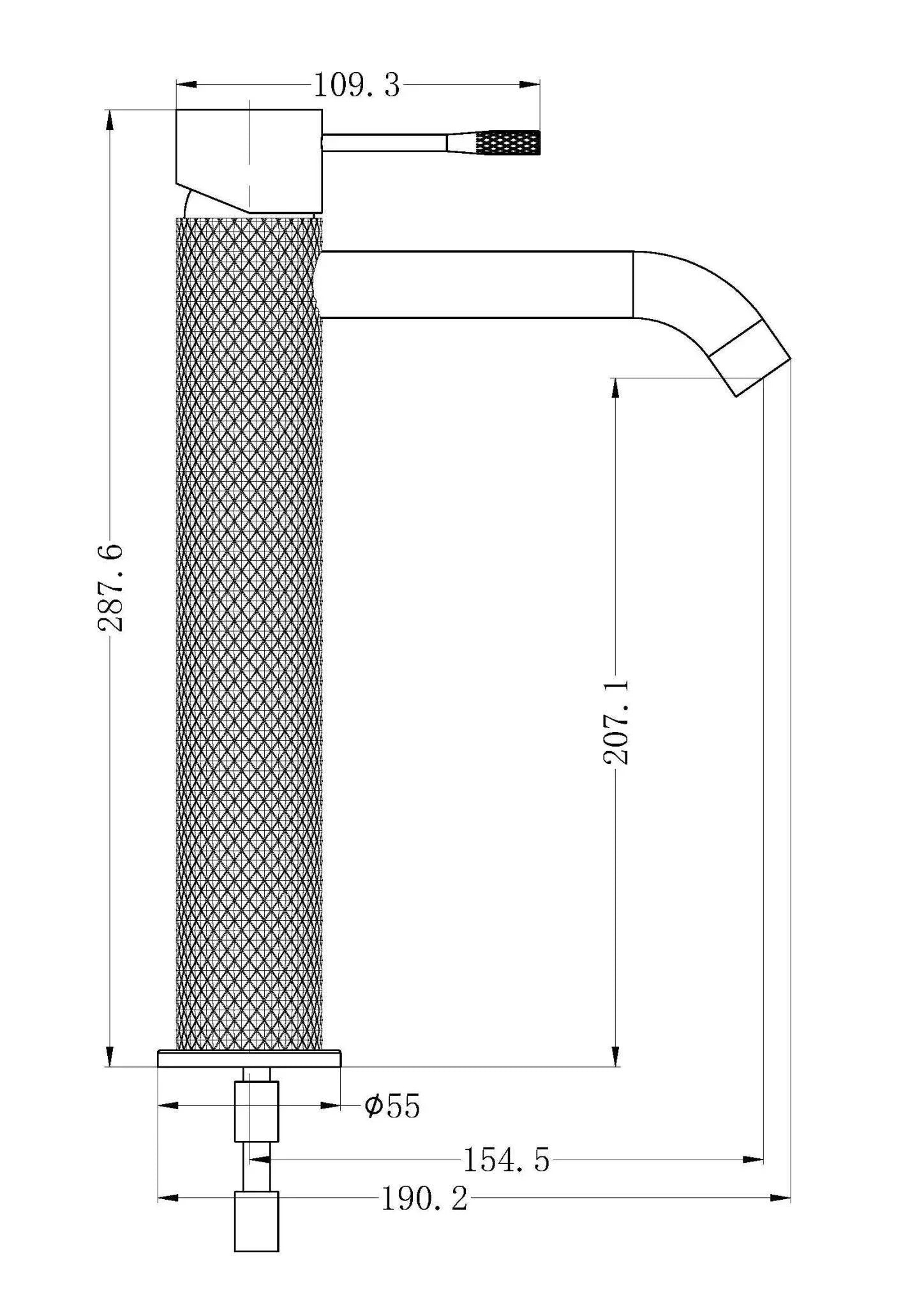 Nero Opal Tall Basin Mixer - Ideal Bathroom CentreNR251901aBZBrushed Bronze