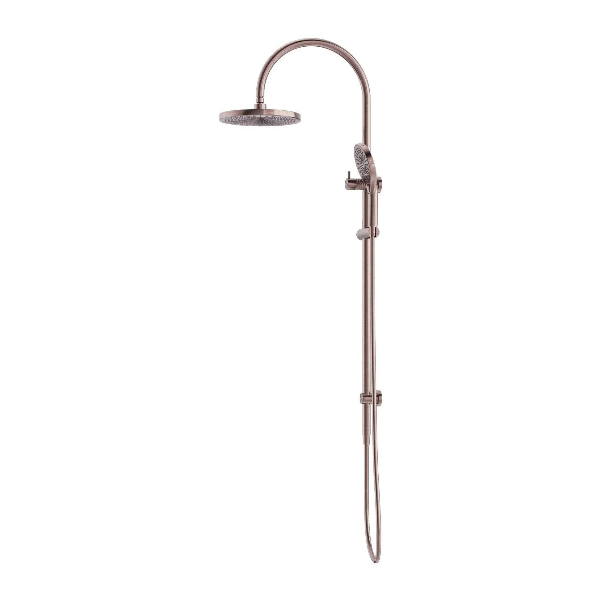 Nero Opal Twin Shower - Ideal Bathroom CentreNR251905eBZBrushed Bronze