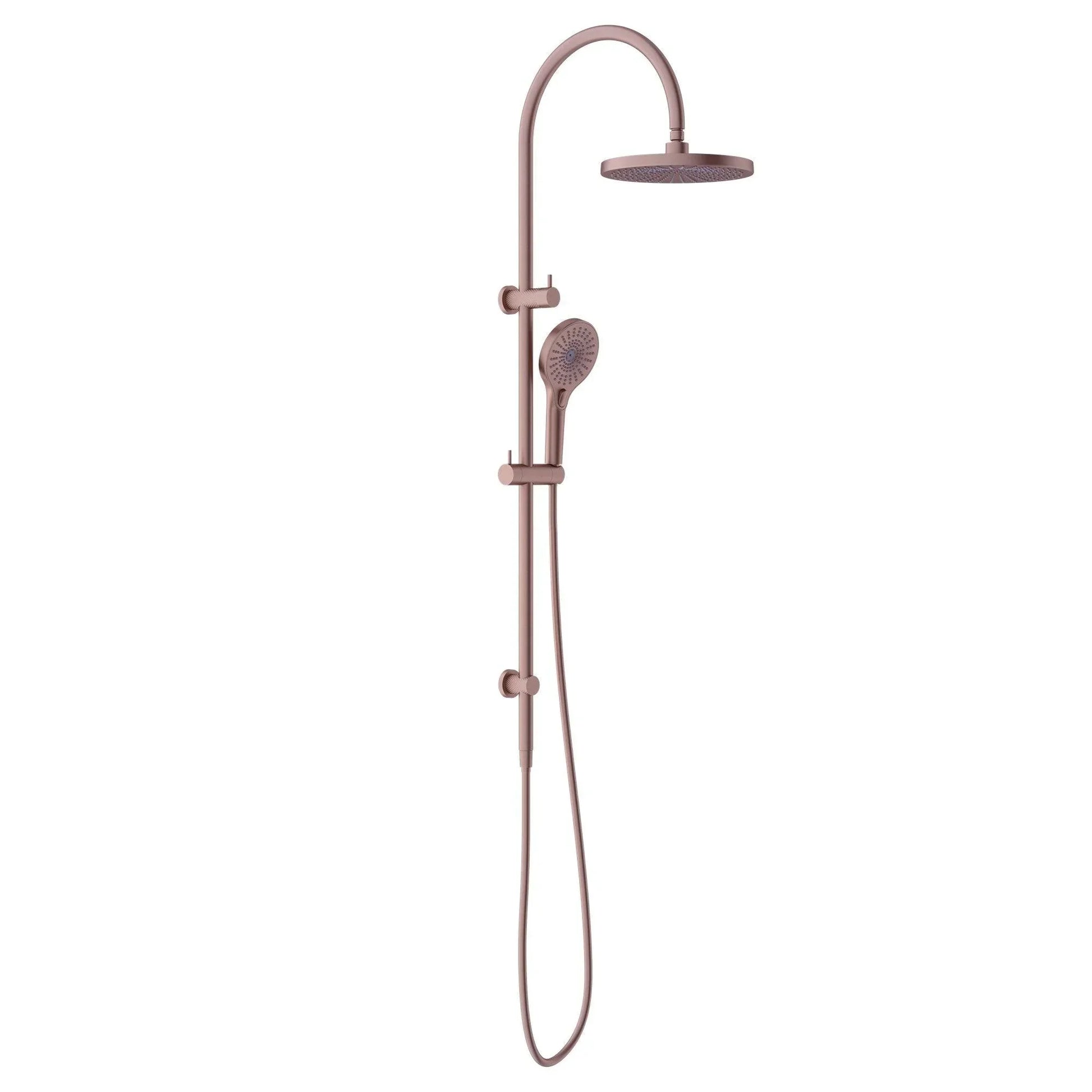 Nero Opal Twin Shower - Ideal Bathroom CentreNR251905eBZBrushed Bronze