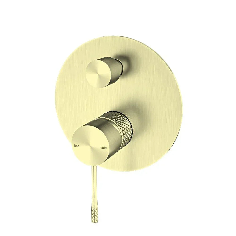 Nero Opal Wall Shower Mixer With Diverter - Ideal Bathroom CentreBR251909aBGBrushed Gold