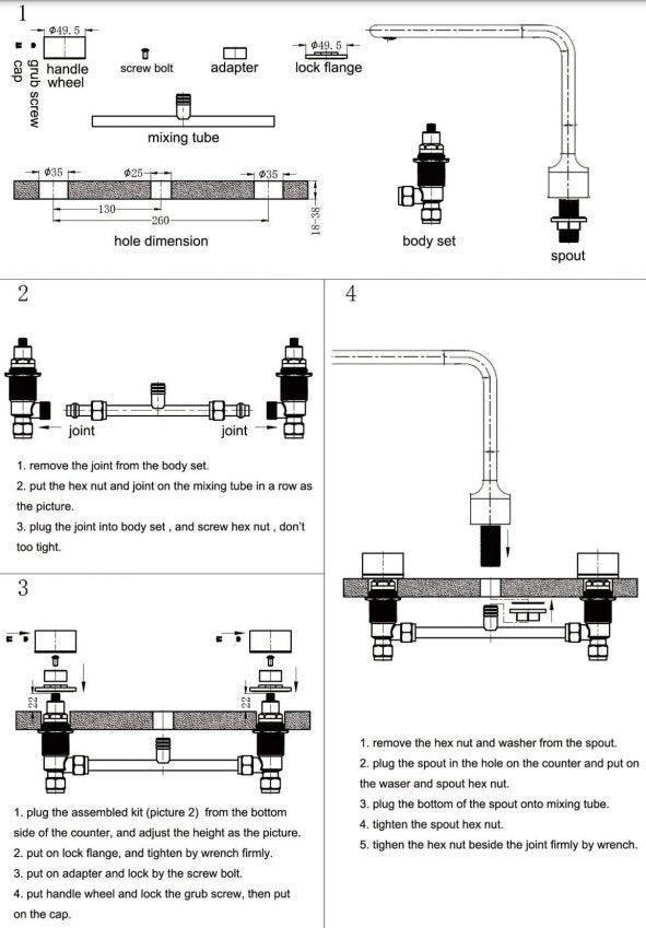 NERO PEARL BASIN SET CHROME - Ideal Bathroom CentreNR201701CH