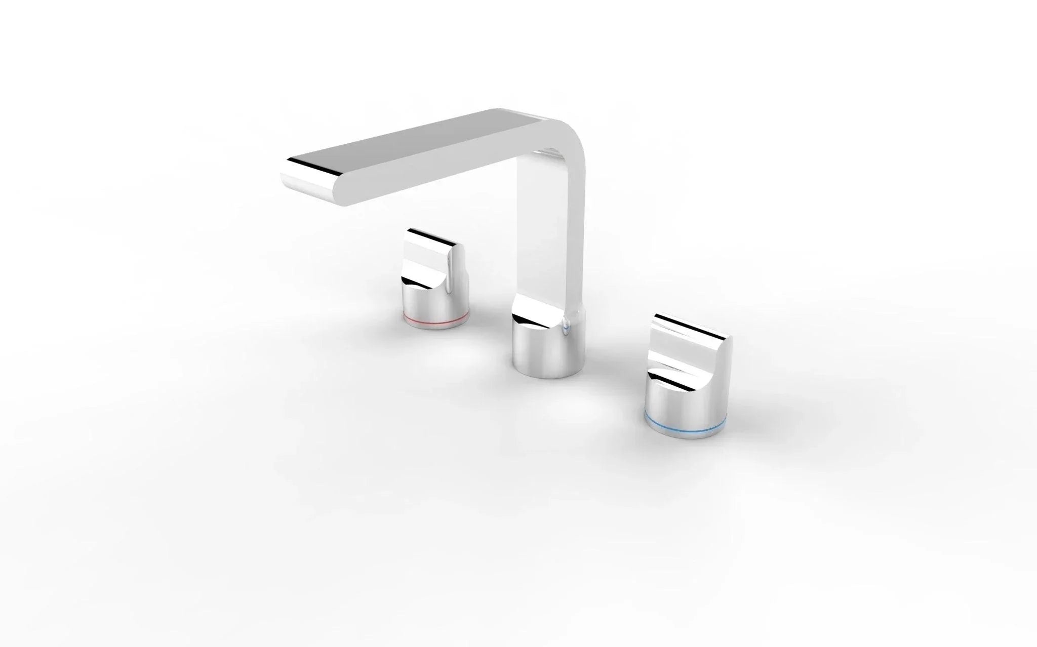 NERO PEARL BASIN SET CHROME - Ideal Bathroom CentreNR201701CH