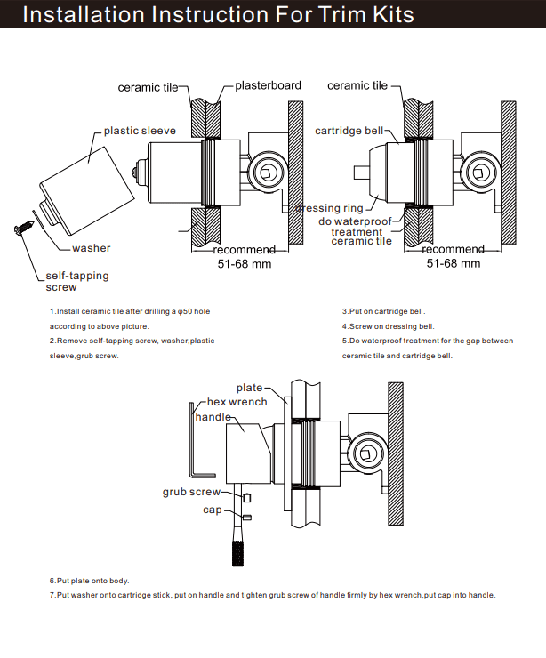 NERO PROJECT 35MM UNIVERSAL SHOWER MIXER BODY ONLY - Ideal Bathroom CentreNRUB002