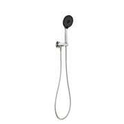 NERO PROJECT ROUND SHOWER ON BRACKET 4 STAR RATING BRUSHED NICKEL - Ideal Bathroom CentreNR320BN
