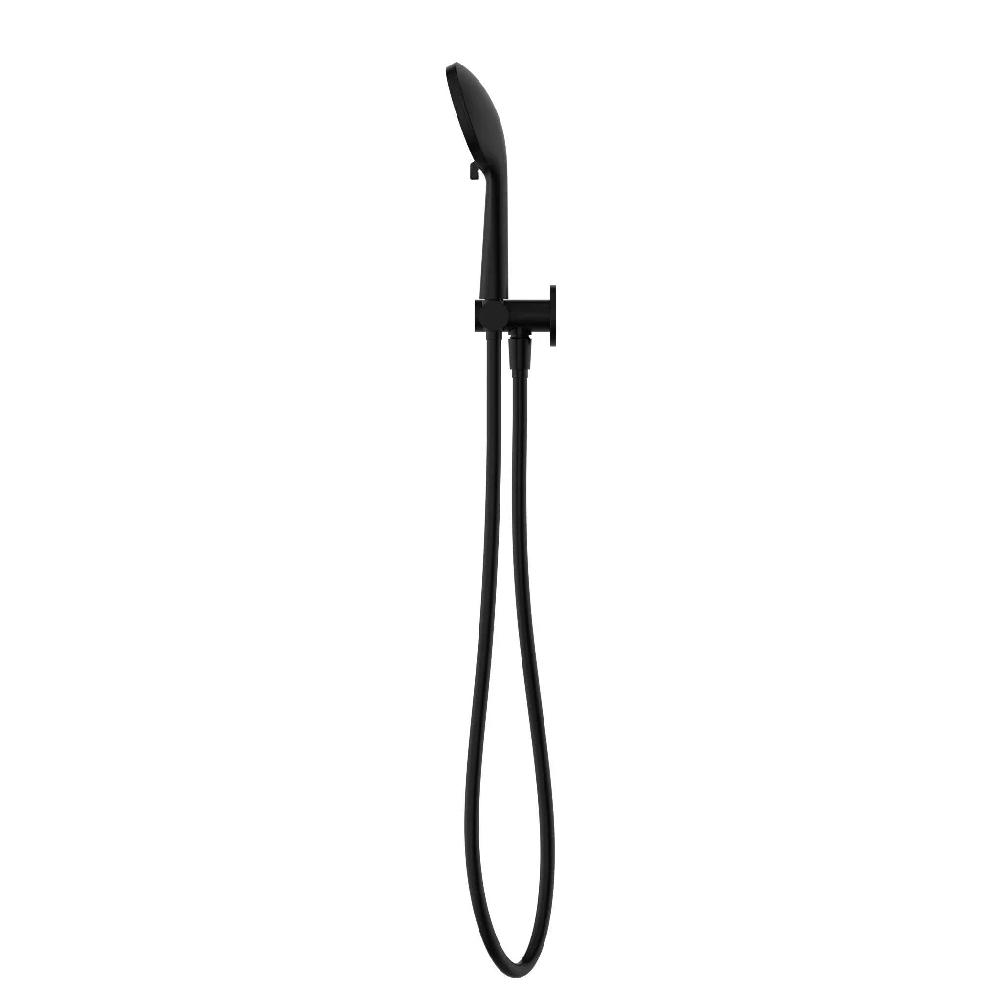 NERO PROJECT ROUND SHOWER ON BRACKET 4 STAR RATING MATTE BLACK - Ideal Bathroom CentreNR320MB