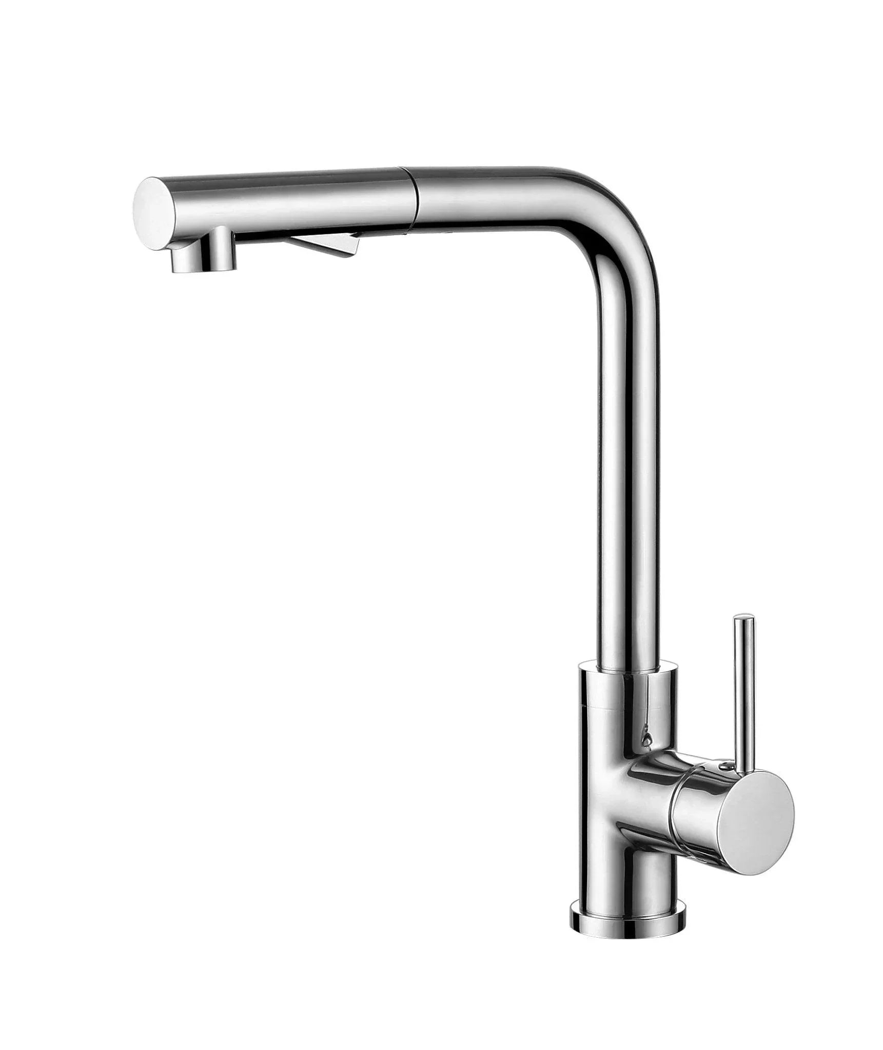 NERO PULL OUT SINK MIXER WITH VEGIE SPRAY FUNCTION CHROME - Ideal Bathroom CentreNR311808CH