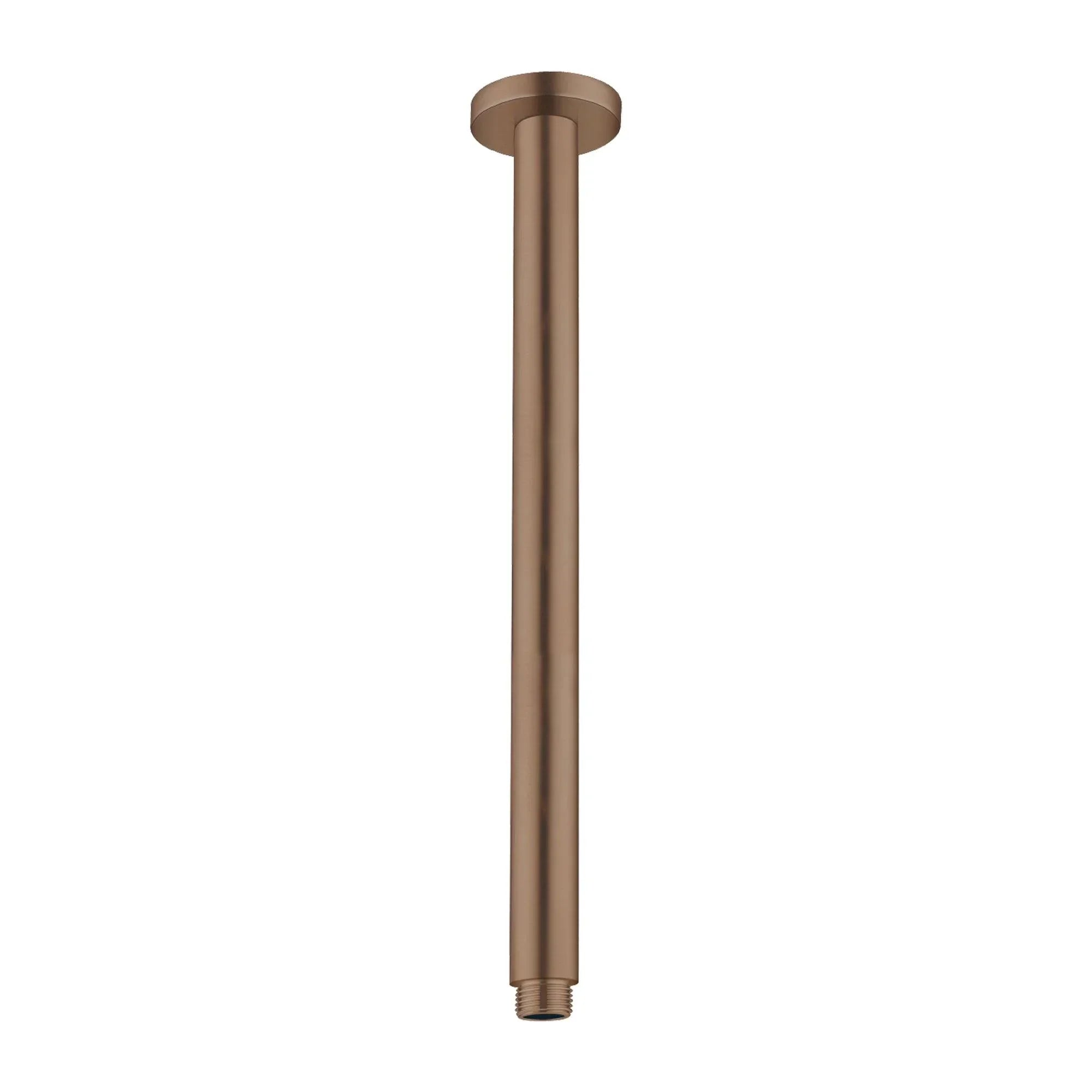 NERO ROUND CEILING ARM 300MM LENGTH BRUSHED BRONZE - Ideal Bathroom CentreNR503300BZ
