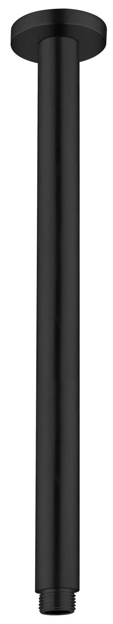 NERO ROUND CEILING ARM 300MM LENGTH MATTE BLACK - Ideal Bathroom CentreNR503300MB