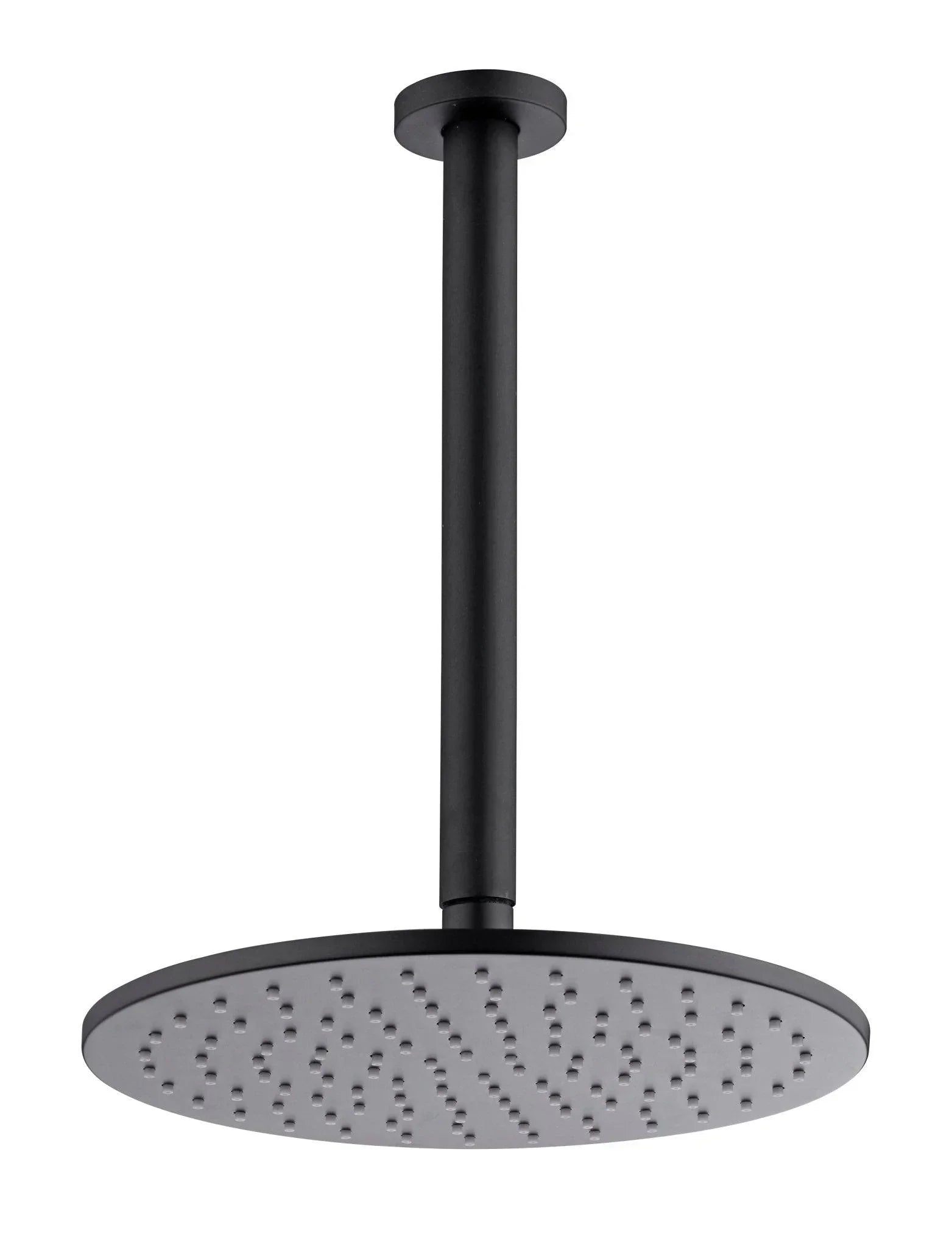 NERO ROUND CEILING ARM 300MM LENGTH MATTE BLACK - Ideal Bathroom CentreNR503300MB