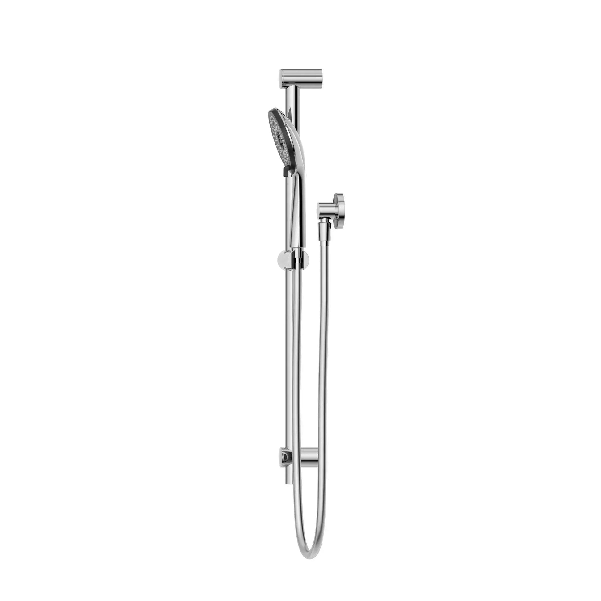 NERO ROUND METAL PROJECT RAIL SHOWER CHROME - Ideal Bathroom CentreNR318CH