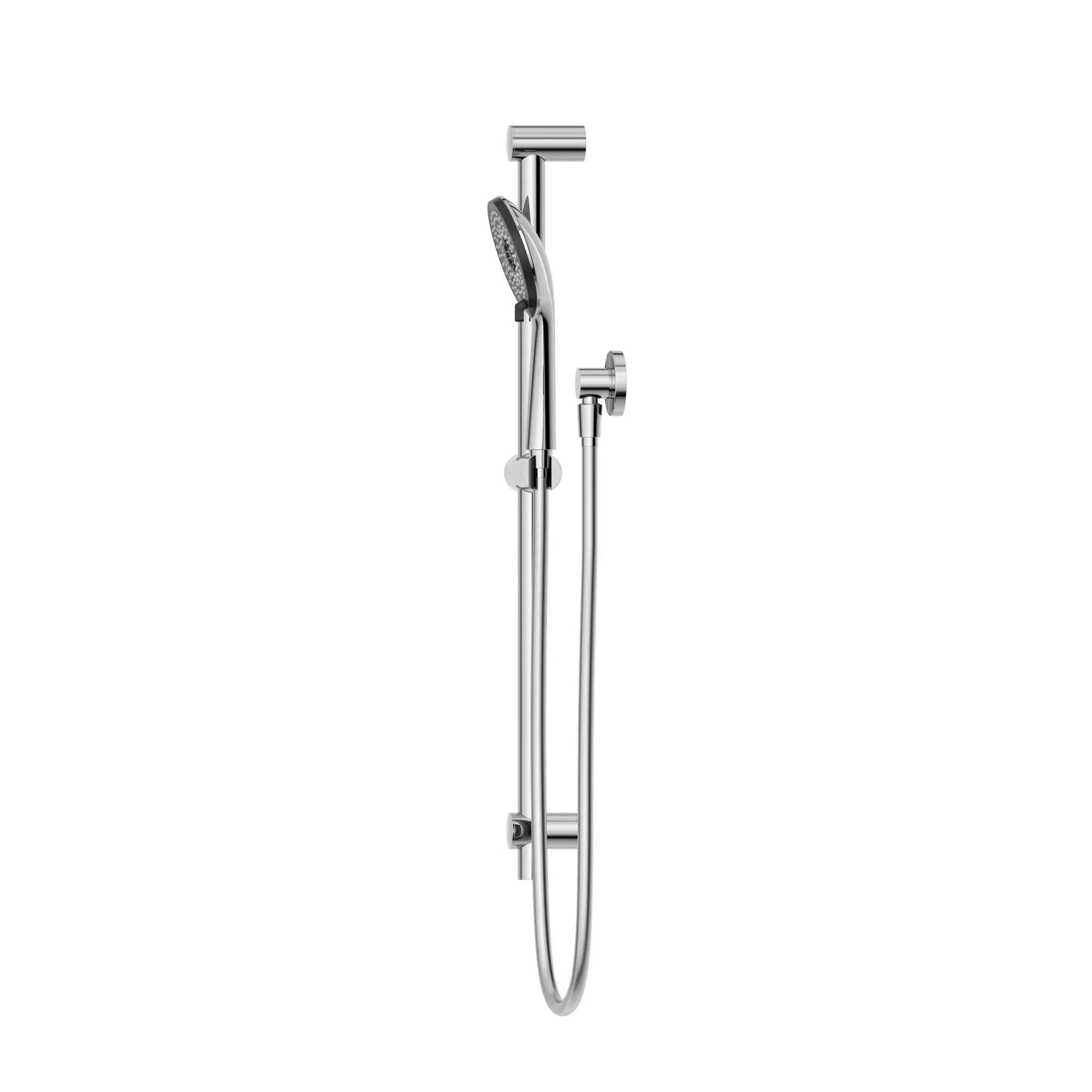NERO ROUND METAL PROJECT RAIL SHOWER CHROME - Ideal Bathroom CentreNR318CH