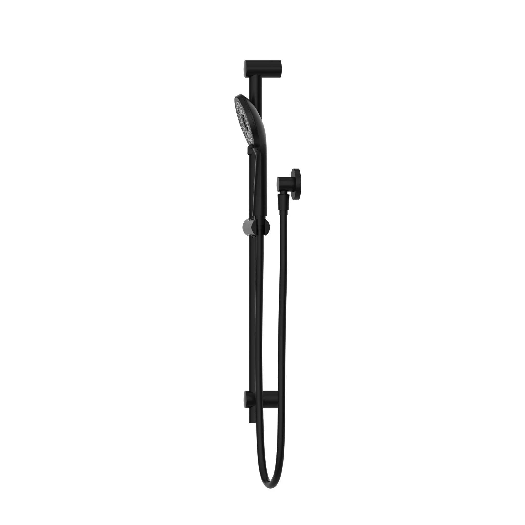 NERO ROUND METAL PROJECT RAIL SHOWER MATTE BLACK - Ideal Bathroom CentreNR318MB