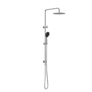 NERO ROUND PROJECT TWIN SHOWER 4 STAR RATING CHROME - Ideal Bathroom CentreNR232105fCH