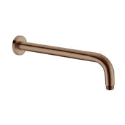 NERO ROUND SHOWER ARM 330MM LENGTH BRUSHED BRONZE - Ideal Bathroom CentreNR502BZ