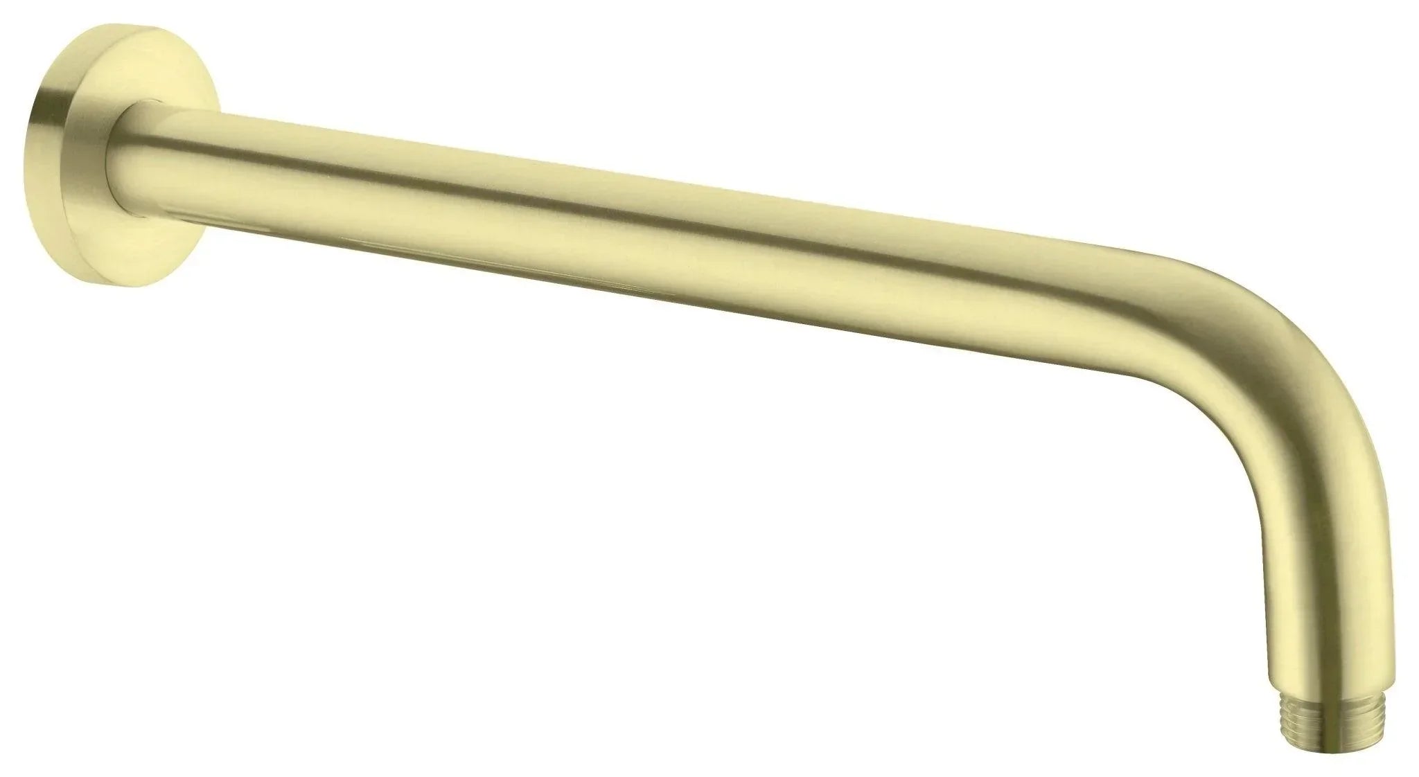 NERO ROUND SHOWER ARM 330MM LENGTH BRUSHED GOLD - Ideal Bathroom CentreNR502BG