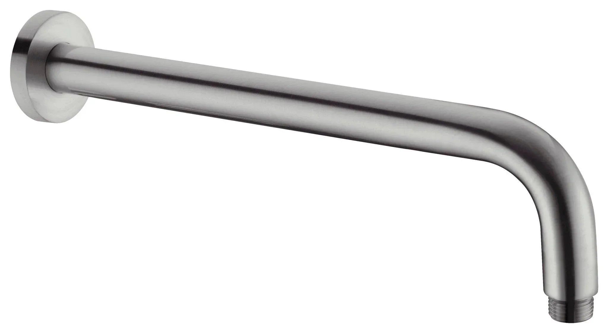 NERO ROUND SHOWER ARM 330MM LENGTH GUN METAL - Ideal Bathroom CentreNR502GM