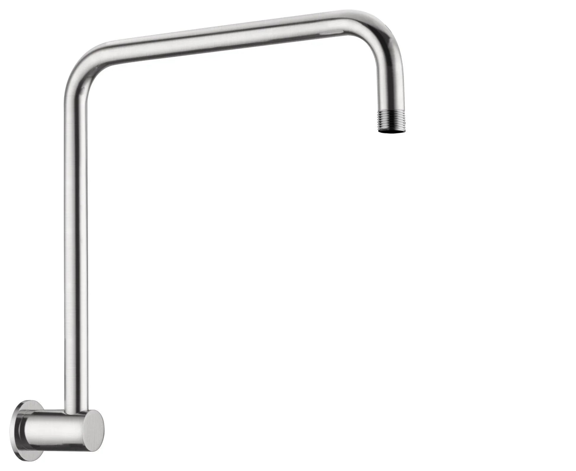NERO ROUND SWIVEL SHOWER ARM BRUSHED NICKEL - Ideal Bathroom CentreNR506BN