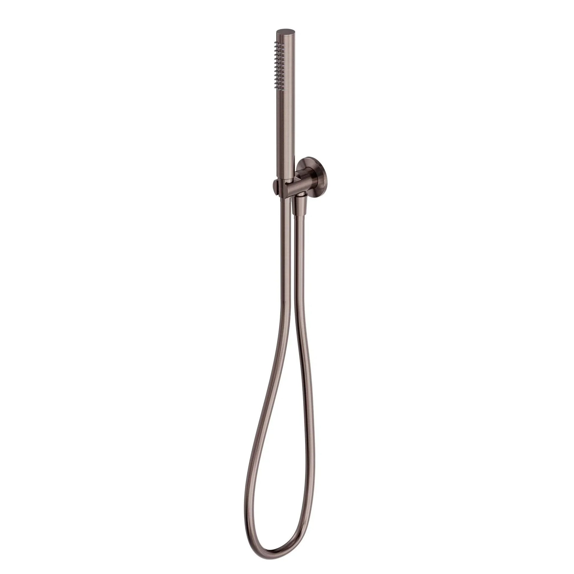NERO SLIM SHOWER ON BRACKET BRUSHED BRONZE - Ideal Bathroom CentreNR307BZ