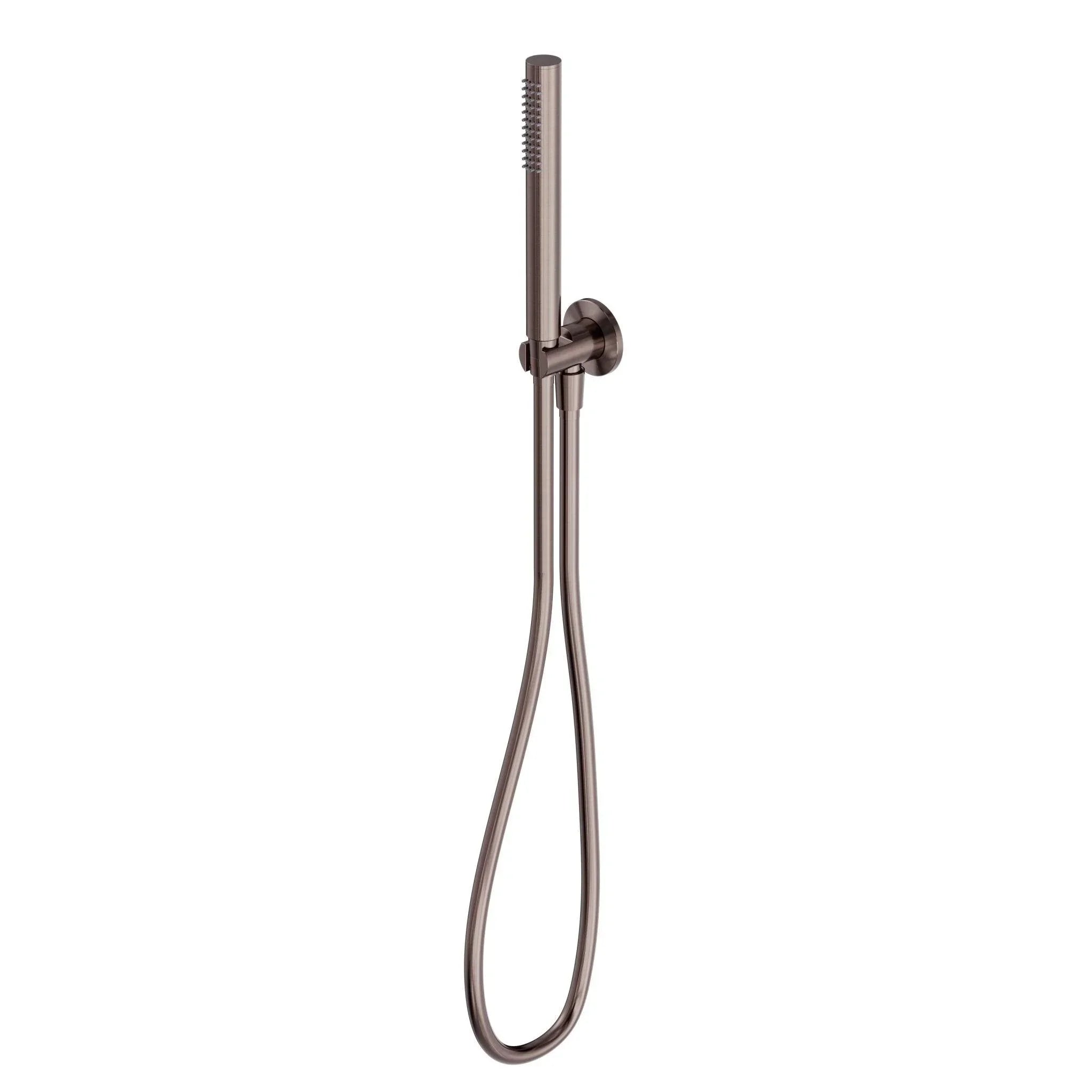NERO SLIM SHOWER ON BRACKET BRUSHED BRONZE - Ideal Bathroom CentreNR307BZ