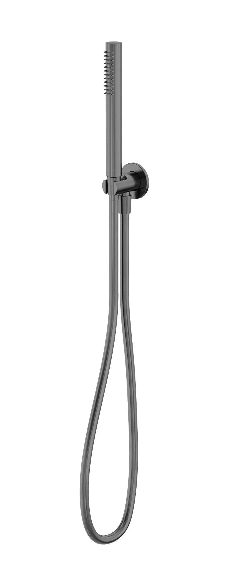 NERO SLIM SHOWER ON BRACKET GUN METAL - Ideal Bathroom CentreNR307GM